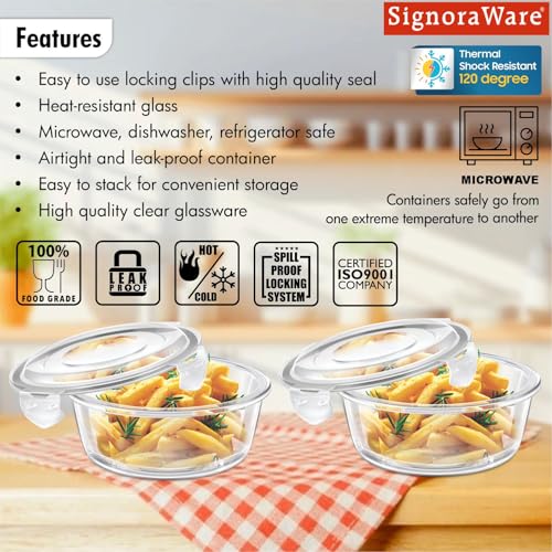 Signoraware Safe Store Glass Round
