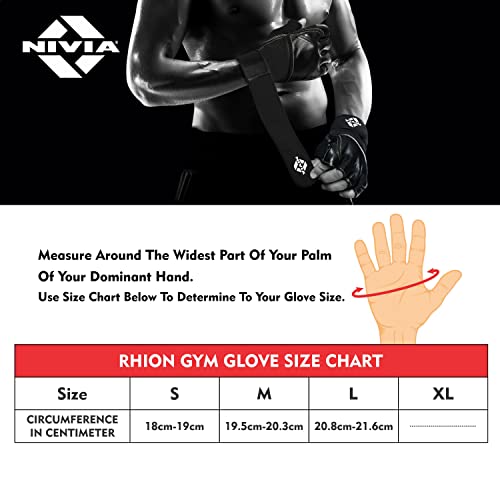 Nivia Rhino Gym Gloves, small - Image 7