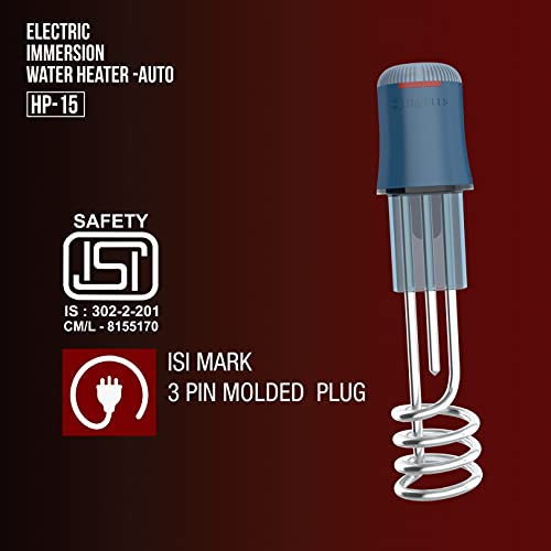 Havells Immersion heater HP15 Auto 1500 Watts (Blue) Plastic - Image 4