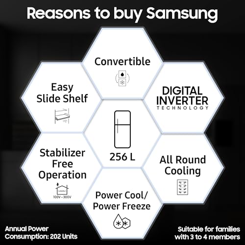 Samsung 256 L, 3 Star