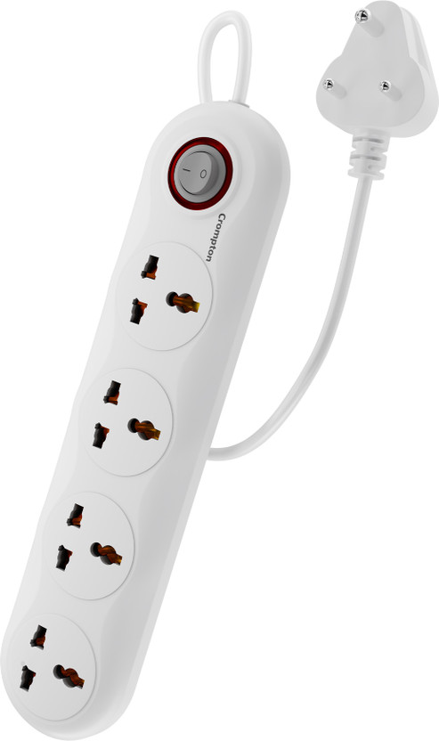 Crompton Powerbox Alpha WX 4 Socket Extension Boards (Grey, Whit...more