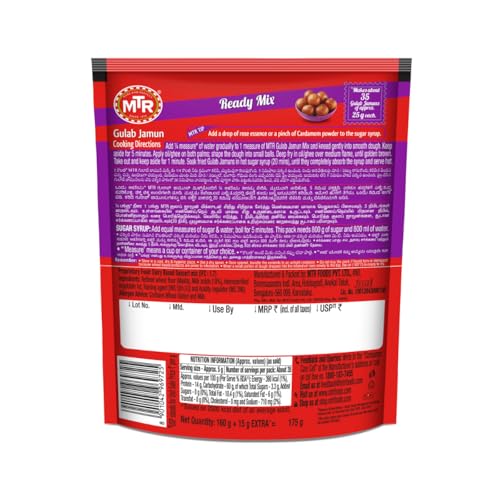 MTR Sweet - Gulab Jamun Mix, (Buy One Get One), Pouch,175 Gm - Image 2