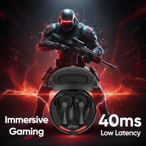 pTron Bassbuds Surge TWS Gaming