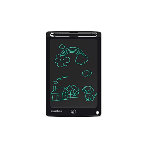amazon basics Rectangular Magic Slate 8.5-Inch LCD Writing Tablet with Stylus Pen, for Drawing, Playing, Noting by Kids & Adults