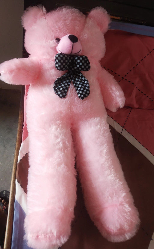 Osjs Teddy Bear Stuffed (Pink)_3 feet - 90.4 cm (Pink) - Image 9