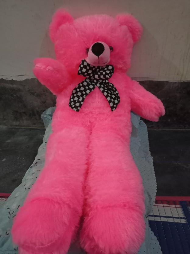 Osjs Teddy Bear Stuffed (Pink)_3 feet - 90.4 cm (Pink) - Image 10