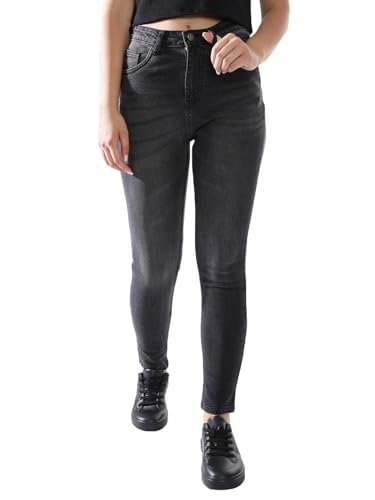 High Star Women Washed Skinny fit Highrise Stretchable Jeans