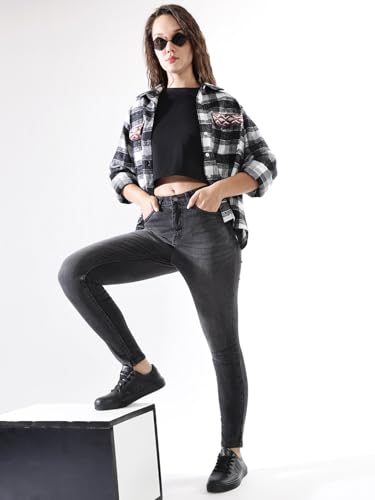 High Star Women Washed Skinny fit Highrise Stretchable Jeans - Image 3