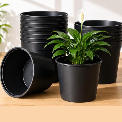 Plastic Flower Pots 6 Inch