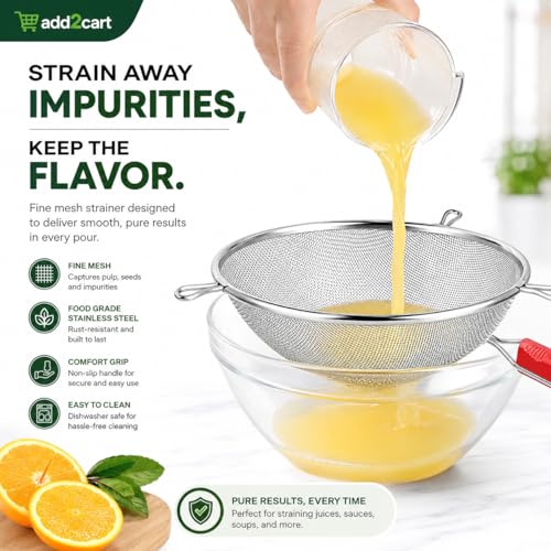 ADD2CART Multipurpose Stainless Steel Strainer