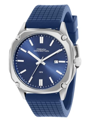 French Connection Vangaurd Blue Round Dial Mens Analogue Watch FCH01U - Image 2
