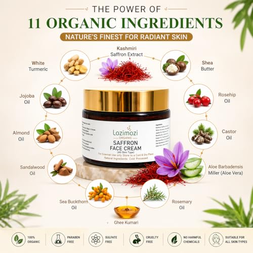 Organic Saffron Face Cream