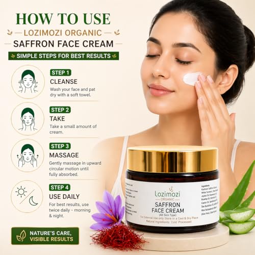 Organic Saffron Face Cream