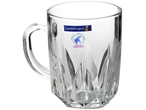 Luminarc Artic Tempered Glass Mug Set, Set of 6, 250 ml