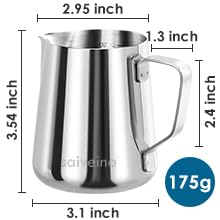 Milk Frothing Pitcher, 12 Oz