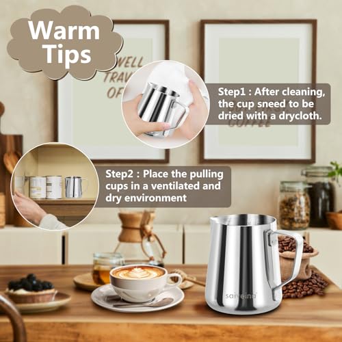 Milk Frothing Pitcher, 12 Oz