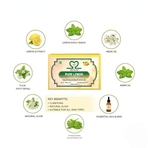 Handmade Fresh & Pure Lemon Soap-VALUE PACK (8 x 125 g) - Image 3
