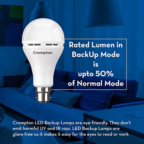 Crompton Emergency 9 W LED Bulb Base B22 Cool Day Light (Pack of 1) - Image 5