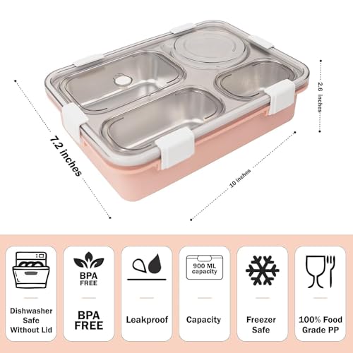 Storescent Lunch Box with Compartment