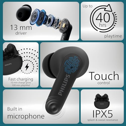 Philips TAT1269 Bluetooth Truly Wireless