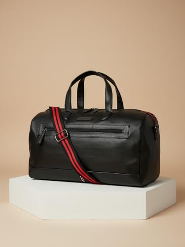 Police Mens Black Stirling Duffle Bag - Image 3