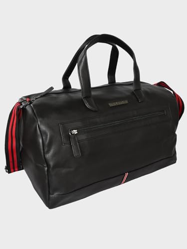 Police Mens Black Stirling Duffle Bag - Image 7