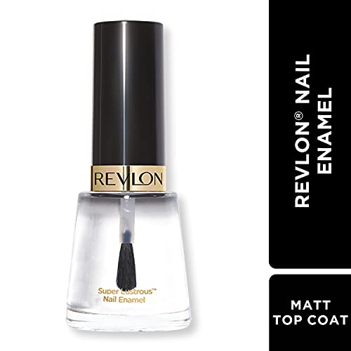 Revlon Nail Enamel, Matt Top Coat, 8ml - Image 3