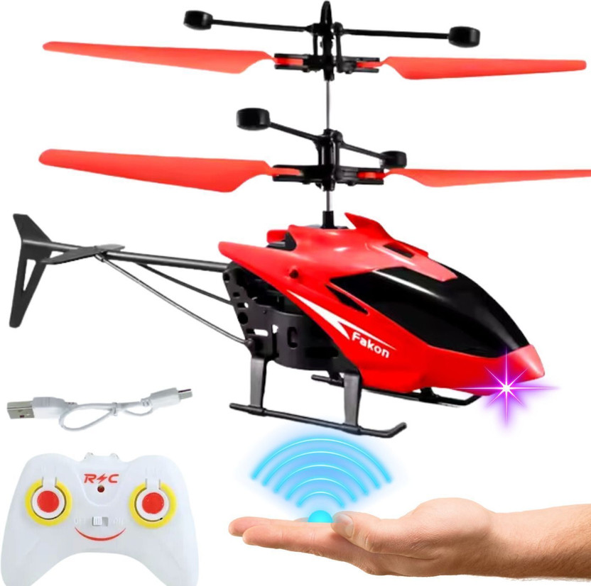 DURAZO Gravity sensor RC Helicopter with Safety Sensor and 3D Lig...more