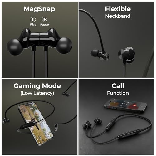 Zebronics Bluetooth MagSnap Neckband, 10mm