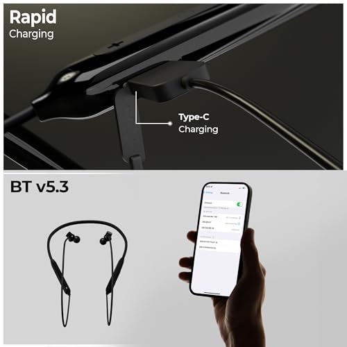 Zebronics Bluetooth MagSnap Neckband, 10mm