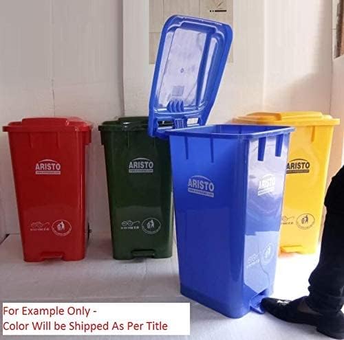 Aristo Plastic Pedal Garbage Waste Dustbin 70 LTR BLUE & BLUE - Image 6