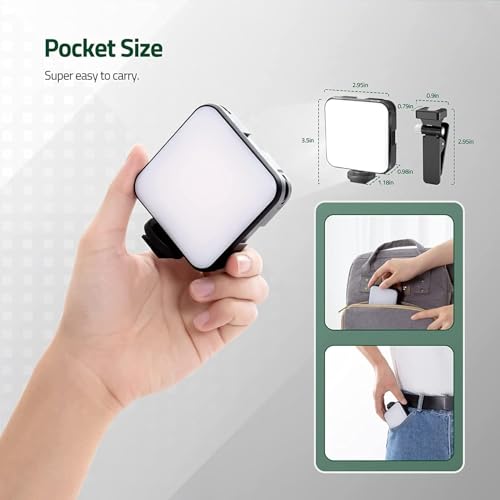 LED Video Light with Clip