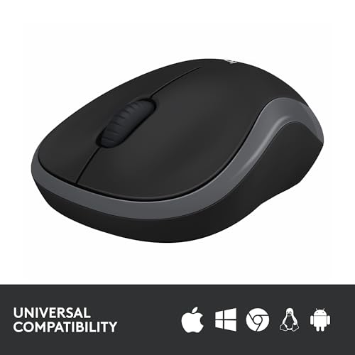 Logitech M186 Wireless Mouse, 2.4GHz