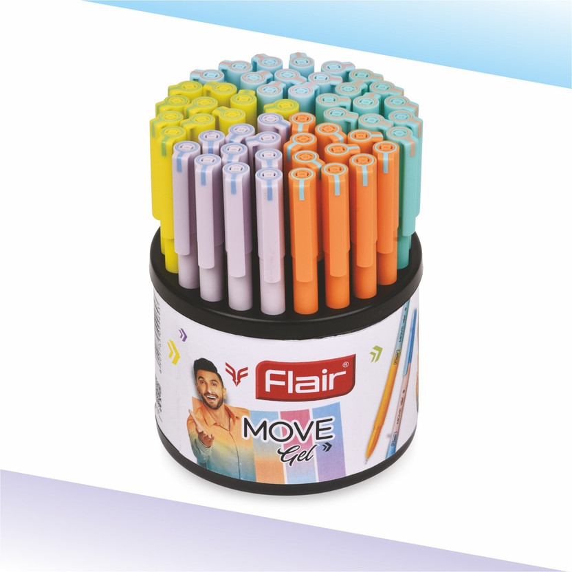 Cello Technotip Ball Pen (Pack of 10, Ink Color - Blue, Clear) - Image 7