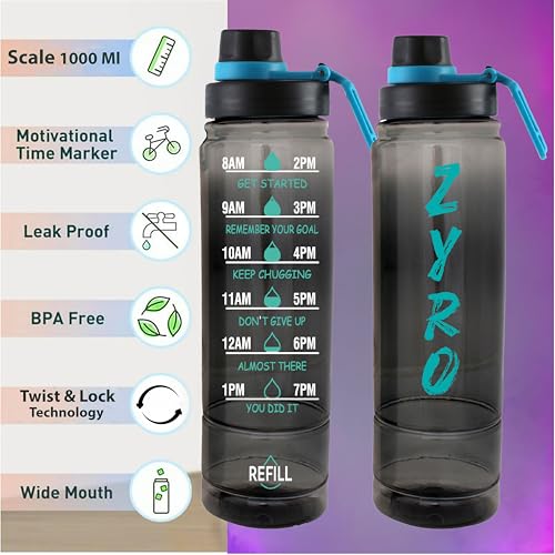 Zyro Motivational Water Bottle