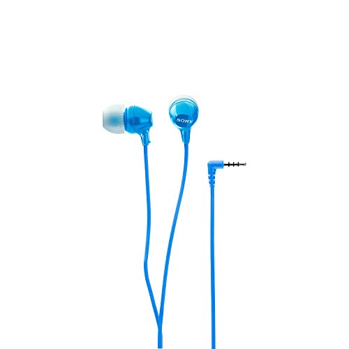 Sony MDR-EX14AP Wired in Ear Headphone with Mic (Blue) - Image 3