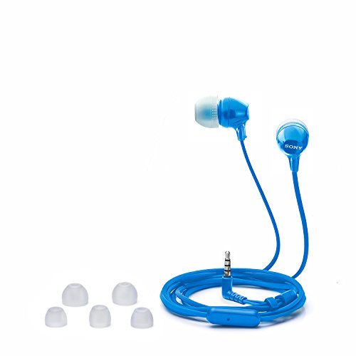 Sony MDR-EX14AP Wired in Ear Headphone with Mic (Blue) - Image 7