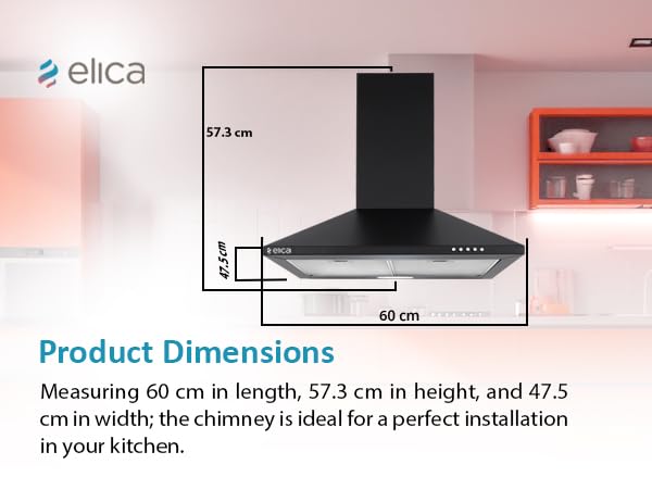Elica 60cm 900 m3/hr Cassette
