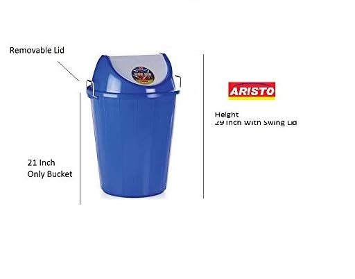 ARISTO Plastic Swing Lid Dustbin