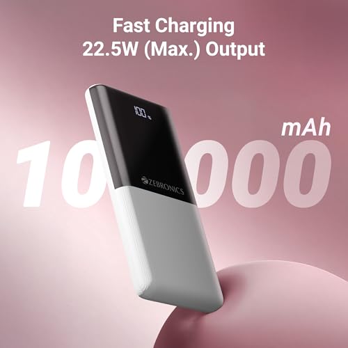 ZEBRONICS EnergiPod 10R1, Power Bank
