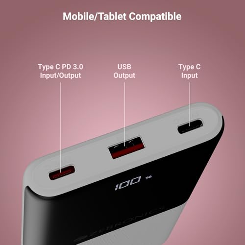 ZEBRONICS EnergiPod 10R1, Power Bank