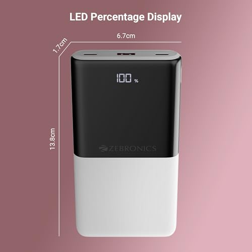 ZEBRONICS EnergiPod 10R1, Power Bank