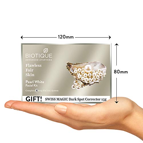Biotique Bio Pearl White Facial Kit, 65g - Image 5