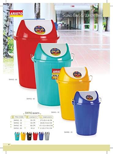 ARISTO Swing Lid Dustbin