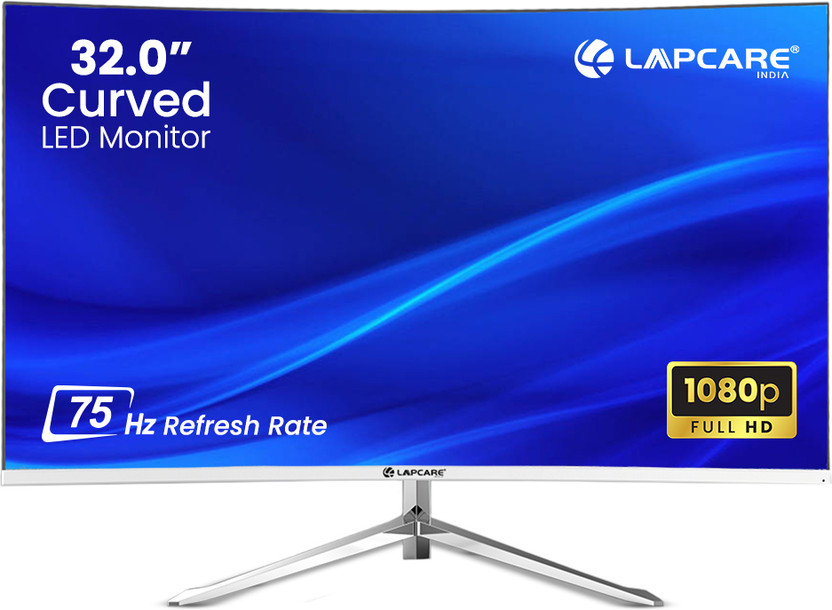 LAPCARE 80.0 cm (32 inch) Curved Full HD VA Panel Monitor (LM32WH...more