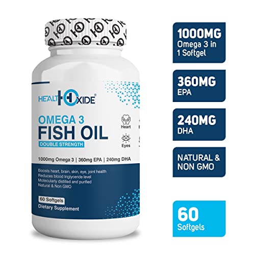 HealthOxide Omega-3 Fish Oil 1000mg
