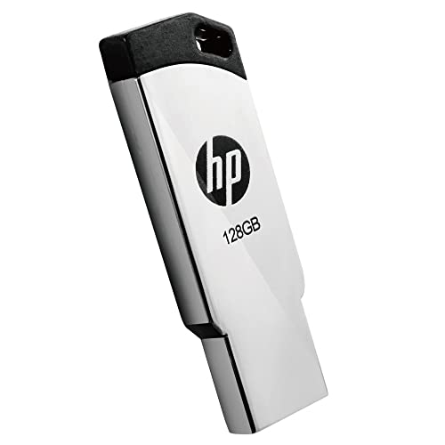 HP v236w 128GB USB 2.0 Flash Drive/Pen Drive, Metal Silver - Image 3