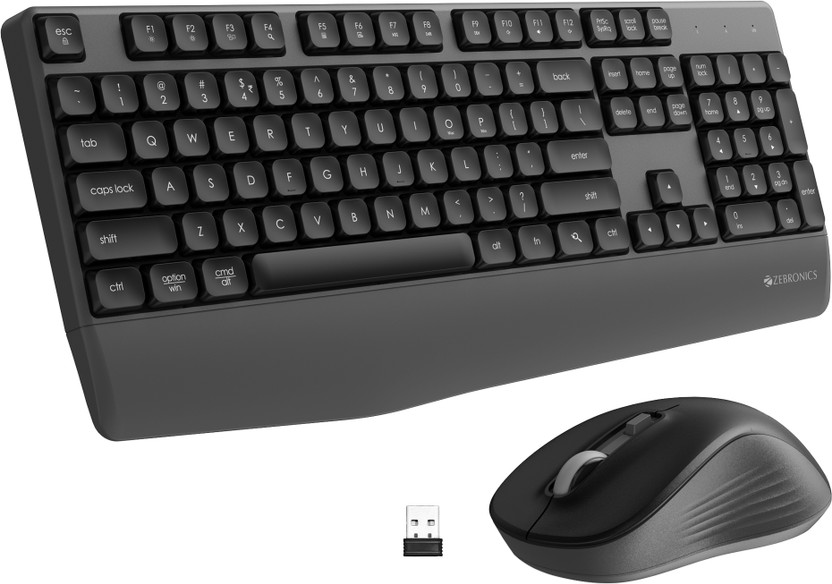 ZEBRONICS Companion 202 Wireless Standard Desktop Keyboard Compat...more