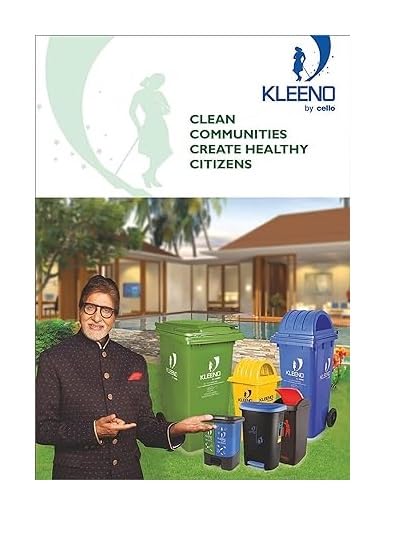Cello Manual-Lift Garbage Waste Dustbin
