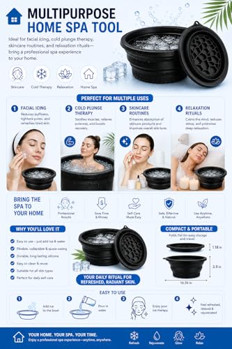 ANTIL’S Silicone Ice Face Bowl